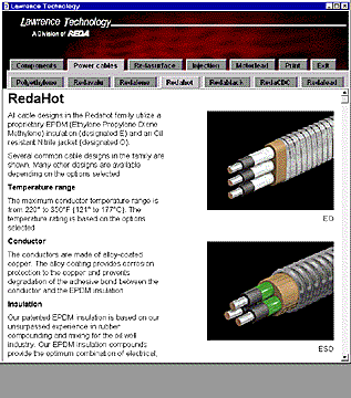 Flipbook of sample cable reports